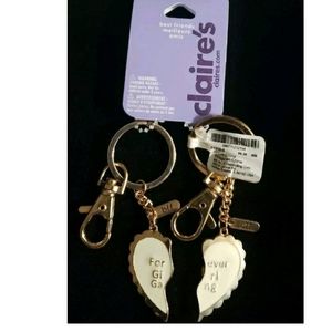 Claire's Best Friends Forever Girl Gang Keychains, 2 Pack~Style #21215